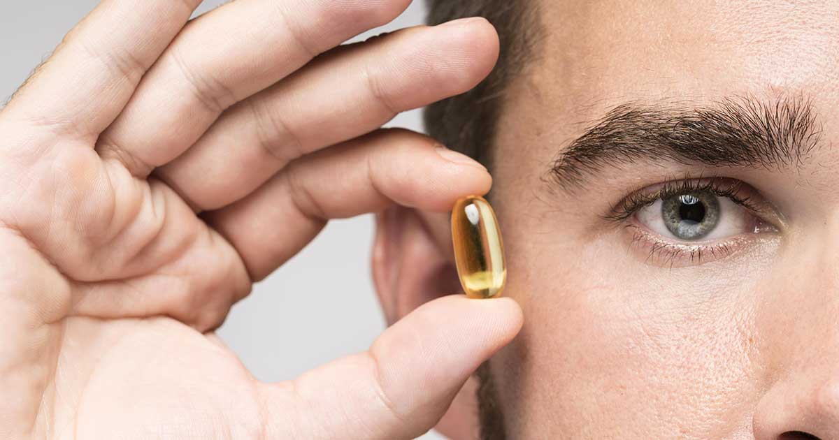 Capsule di integratore naturale di 5-HTP estratto da Griffonia simplicifolia per favorire il sonno e il rilassamento
